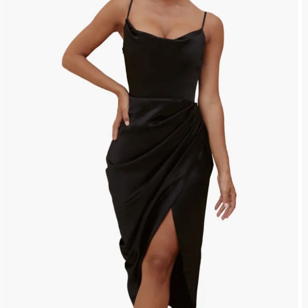 House of cb Reva satin dress